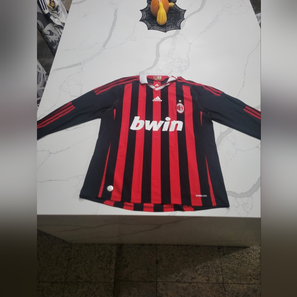 AC Milan 09/10 Home Jersey Long Sleeve